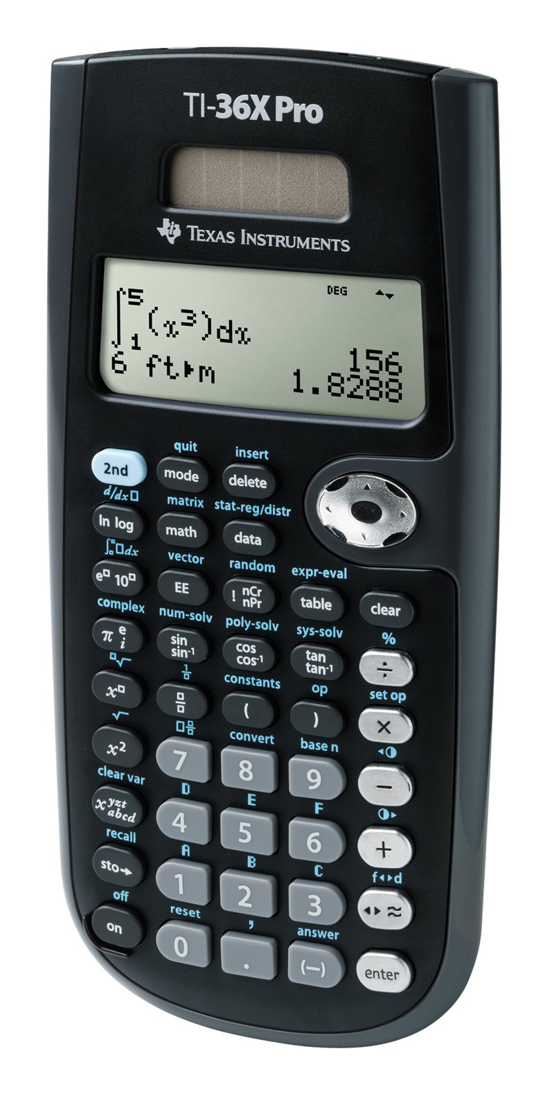 Texas Instruments TI-36X Pro Engineering/Scientific Calculator Black