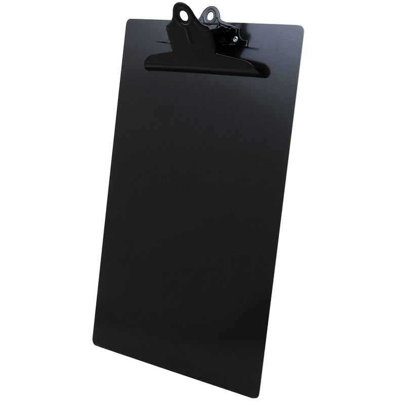 Saunders Black Recycled Aluminum Clipboard with Black Clip - 8.5 x 11 inch Letter Size Document Holder - Ideal for Home, Office, and Business Use (23516)