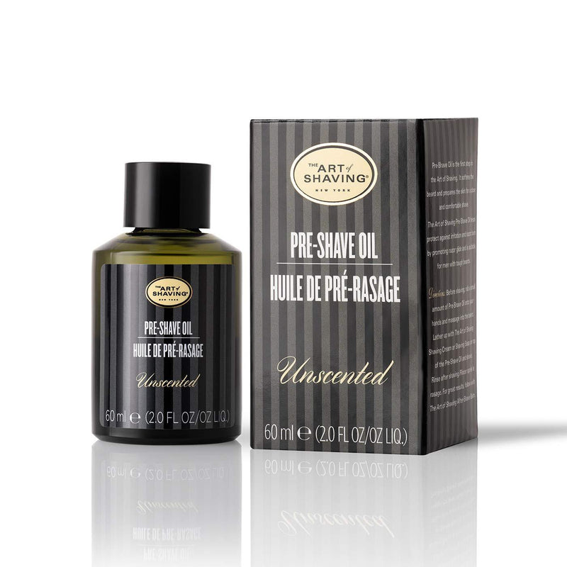 The Art of Shaving Pre Shave Beard Oil - Shaving Oil for Men, Protects Against Irritation and Razor Burn, Clinically Tested for Sensitive Skin, Unscented, 2 Ounce