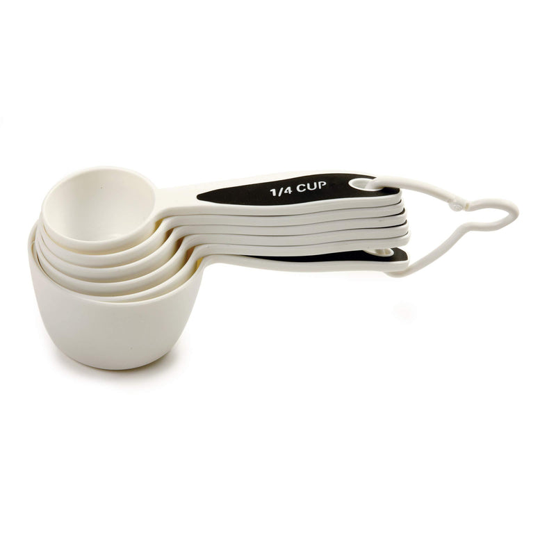 Norpro Grip-Ez Measuring Cup Set Of 6 New Bpa Free Plastic Comfortable Grip 1 White