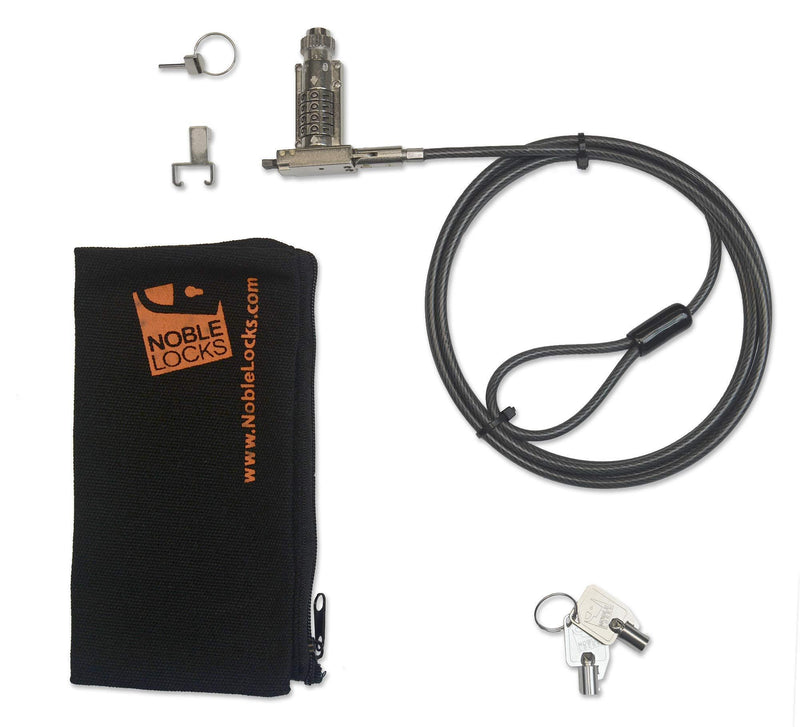 TZ06T Noble Wedge 4 Digit Combination & Barrel Key Lock