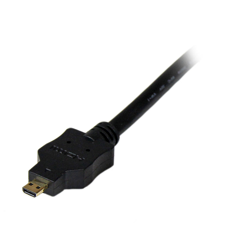 StarTech.com 2m Micro HDMI to DVI-D Cable - M/M - 2 meter Micro HDMI to DVI Cable - 19 pin HDMI (D) Male to DVI-D Male - 1920x1200 Video (HDDDVIMM2M),Black,6 ft / 2m 6 ft / 2m