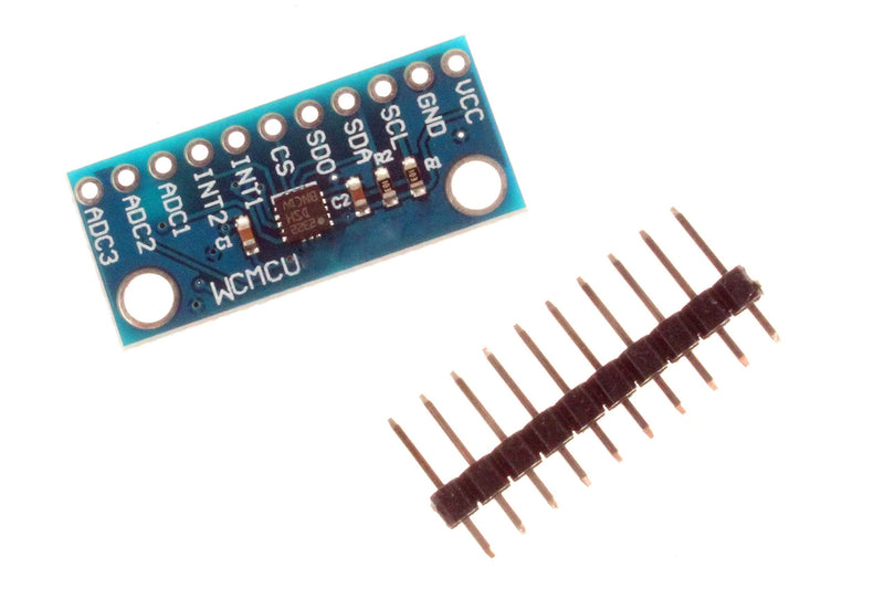 NOYITO LIS3DSH 3-axis Accelerometer Module High-Resolution 1.71V to 3.6V ±2g ±4g ±6g ±8g ±16g Dynamically Selectable Full Scale 3.125 Hz to 1.6 kHz 16-bit Data Output I2C SPI Output Interface