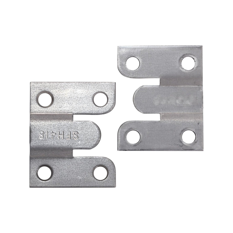 Rok Hardware Heavy Duty Interlocking Flush Mount Z Clip Bracket for Headboards, Picture Frames ROKZCLIP (5 Pair)