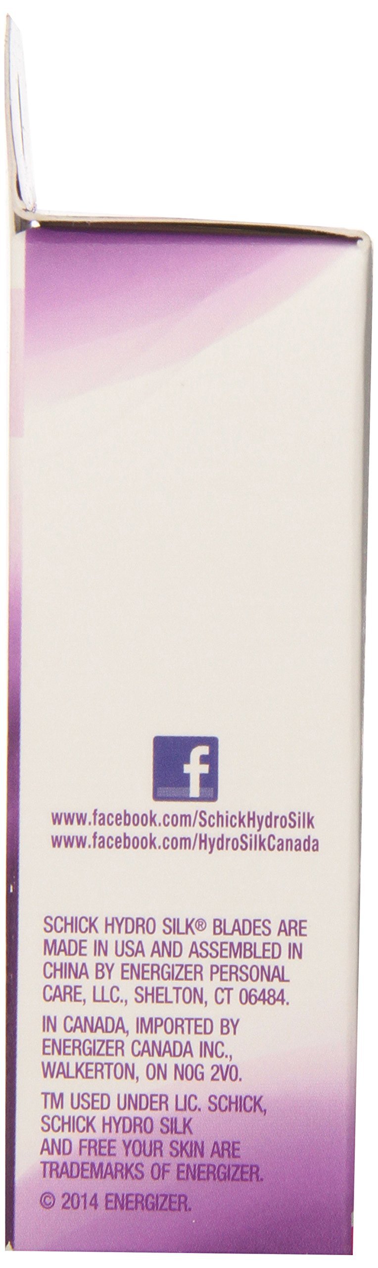 Schick Hydro Silk Hang-In Shower Razor Blade Refills for Women, 6 Count 6 Count (Pack of 1)
