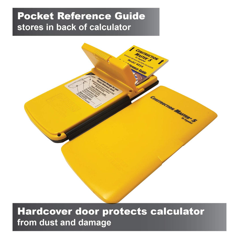 Calculated Industries 4054 Construction Master 5 en Espanol Construction Feet-Inch-Fraction Calculator for Carpenters [Calculadora de construcciÃ³n con pies, pulgadas y fracciones para carpinteros] CM5 en Espanol