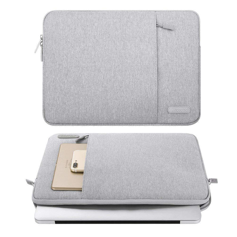 MOSISO Plastic Hard Shell Case & Polyester Vertical Sleeve Bag Polyester Vertical Compatible with MacBook Air 13 inch (Models: A1369 & A1466, Older Version 2010-2017 Release)