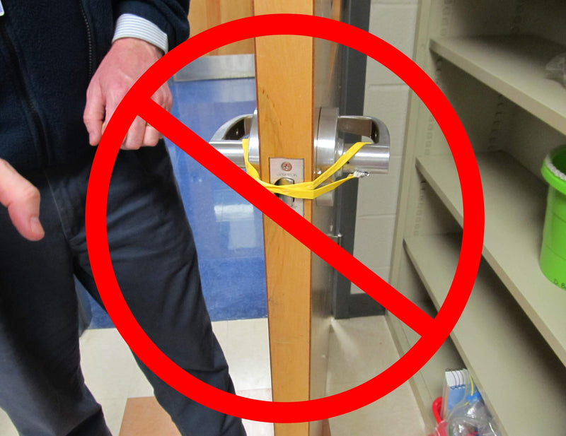 25 Pack Max magnetics Magnetic Lockdown Strips for Door Frames - High-Density Magnet Security Devices for School & Office - Strong Adhesion & PVC Top Layer, Smooth Opening & Closing