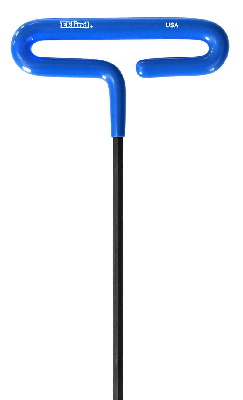 EKLIND 55166 Cushion Grip Hex T-Key allen wrench - 6pc set Metric MM sizes 2-6 (6In shaft) 6 Piece Set (2mm to 6mm)