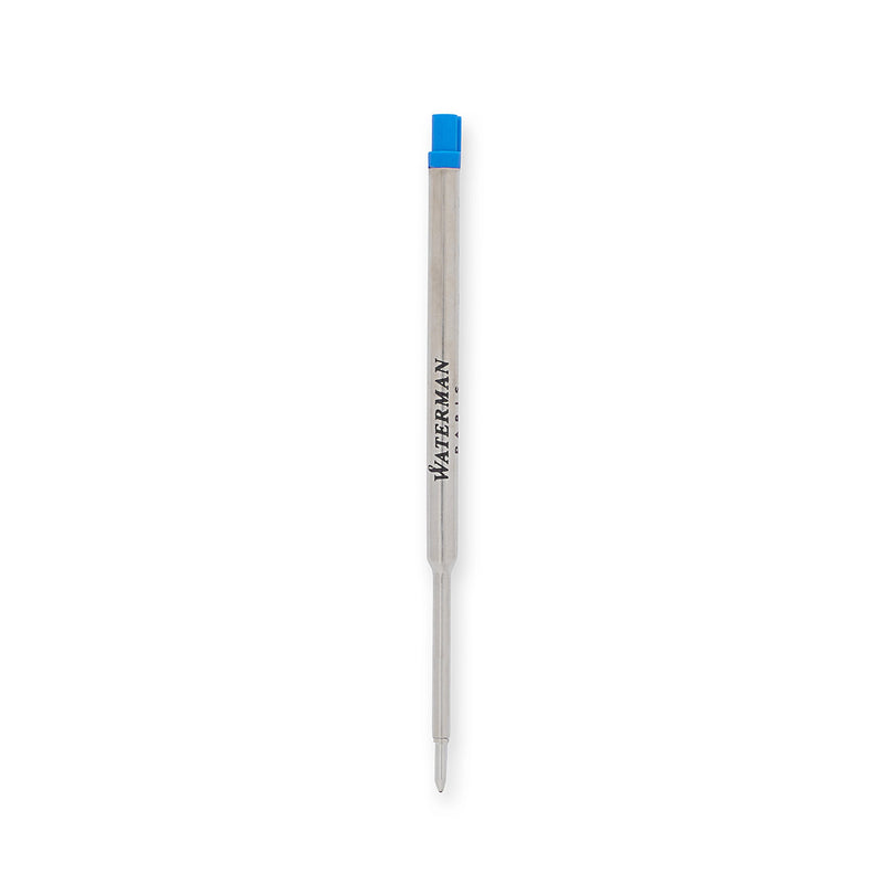 Waterman Ballpoint Refill for Ballpoint Pens, Medium point, Blue ink (834264) Standard Packaging