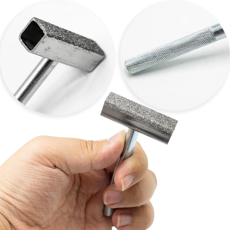 SZXMDKH 3 pieces grinding wheel dresser diamond grinding wheels dresser stone dresser table grinder for grinding deburring wheels, silver
