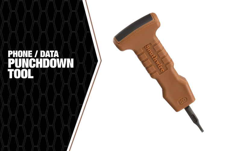 Southwire Tools & Equipment PDTC-1 Comfort Grip Punch Down Impact Tool, 110-style