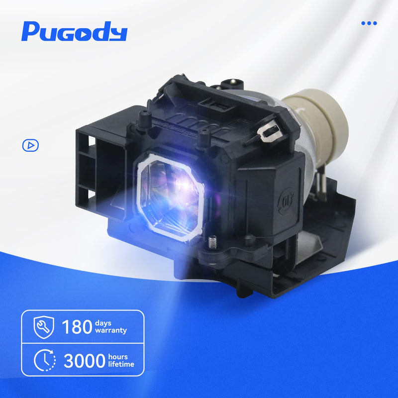 Pugody A+ Quality NP43LP for NEC ME331W ME331X ME401W ME301W ME361W ME401X ME301X ME361X Replacement Projector Lamp Bulb with Housing