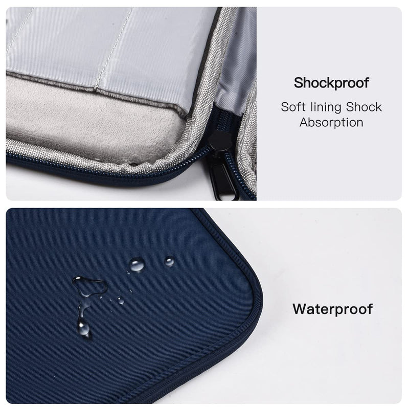 9-11 Inch Tablet Sleeve Bag for Samsung Galaxy Tab S8 Ultra 11"/A8/S7/A7/S6 Lite 10.4"/S5e/S4/S3/S2/S,iPad Pouches Case for iPad Air 5 4 gen 10.9"/Air 2 9.7"/Pro 11 Inch/iPad 9 8 7 10.2"-Blue 9-11 Inch Blue