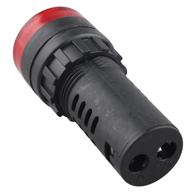 HALJIA AD16-22sm LED Buzzer Alarm Signal Indicator Light Flash Alertor DC12V 20mA 22mm Dia