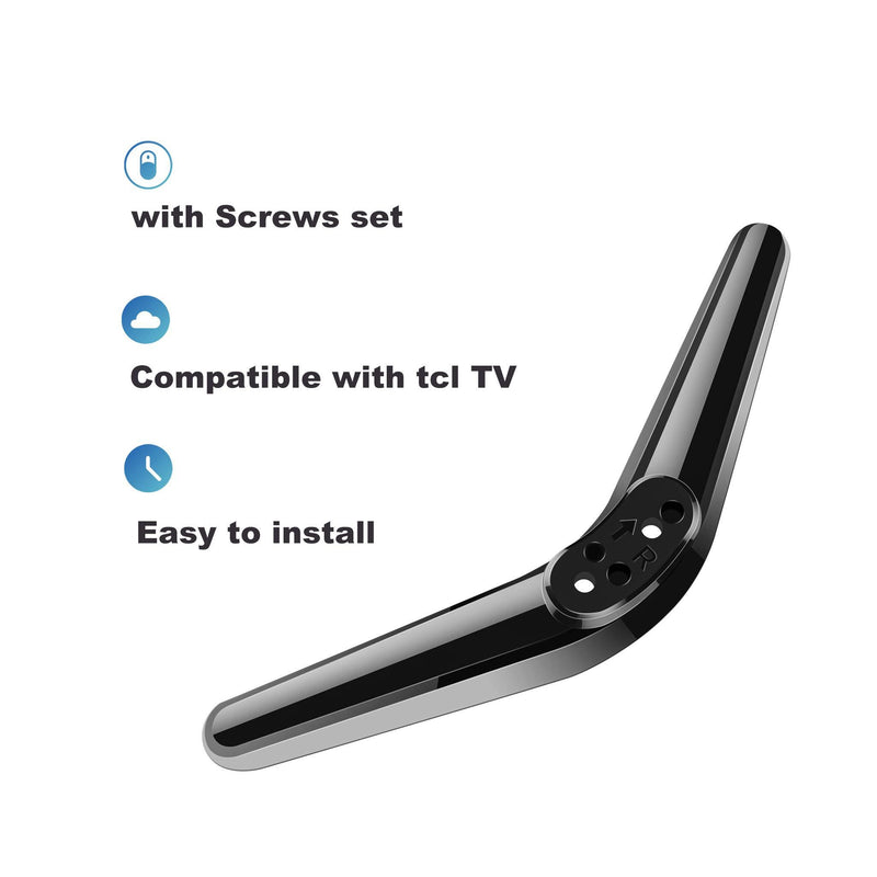 Base Stand for TCL Smart Tv - 32in 40in 43in 48in 49in 50in 55in 65in 75in 85in 32S321 32S325 32S327 32S305 32S301 32S303 32S4610R 32S3850 32S3850A 32S3850B 32S3850P 32FS4610R 32S800 with Screws