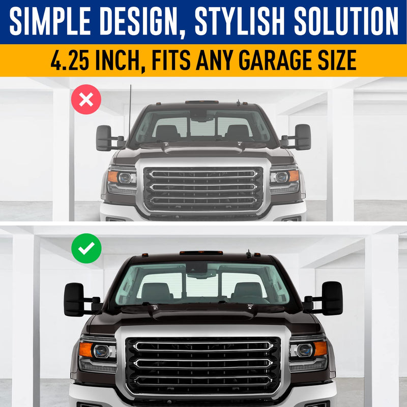 Bullet Style Antenna MAST Black for GMC Sierra 1500 2006-2022