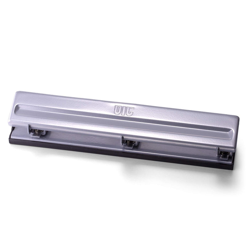 Officemate Economy 3 Hole Punch, 8 Sheet Capacity, Silver (90087)