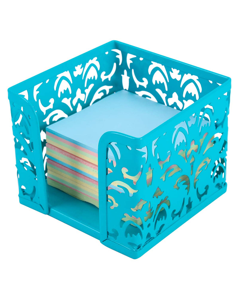 EasyPAG Cute Office Supplies 3 Piece Desk Organizer and Accessories Set - Letter Sorter, Pen Holder,Sticky Notes Holder,Dark Teal Dark Teal
