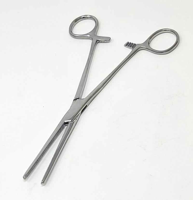 Premium Quality Rochester Pean Hemostat Locking Forceps Straight 10" with Full Serrated Jaws for Better Grip