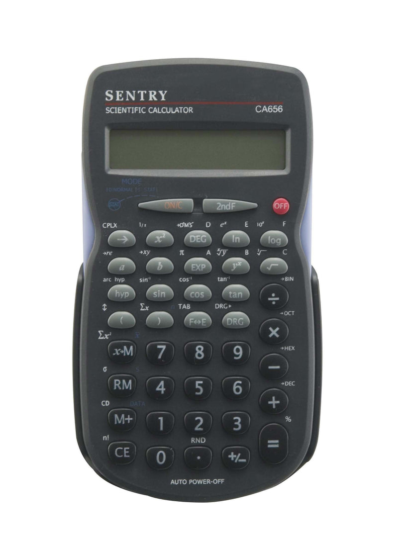 Sentry Industries Inc. 56-Function Scientific Calculator, Black (CA656)