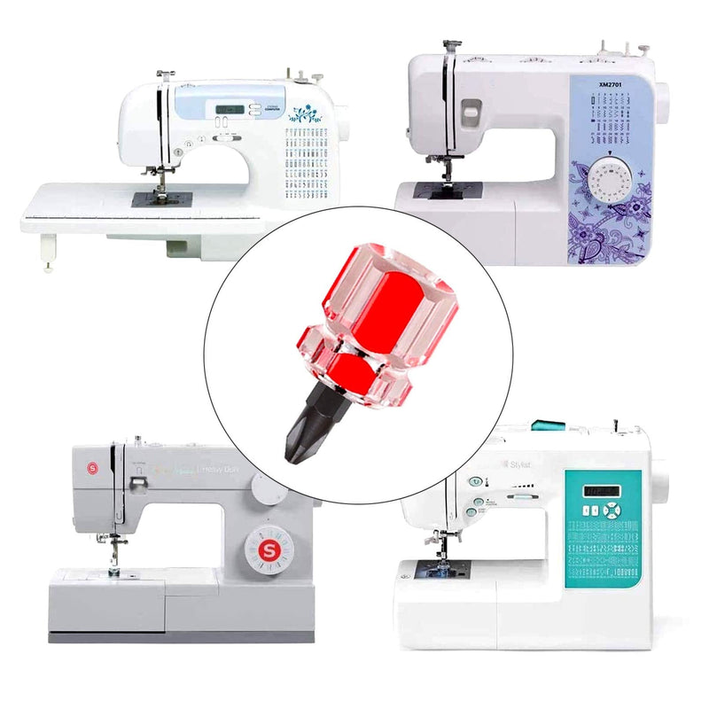 Buspoll Mini ultrashort flat head and Phillips small screwdriver set, sewing machine screwdriver tool concept