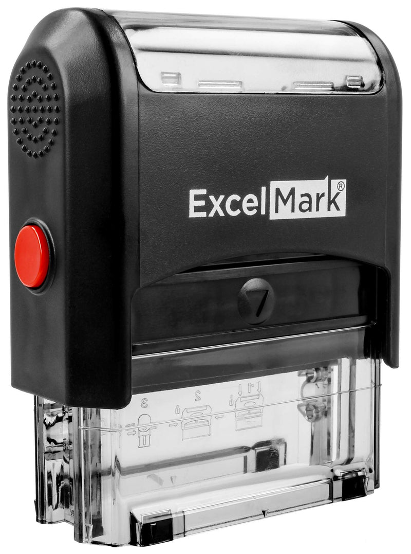 Friendly Reminder Past Due - Self Inking Bill Collection Stamp in Red Ink