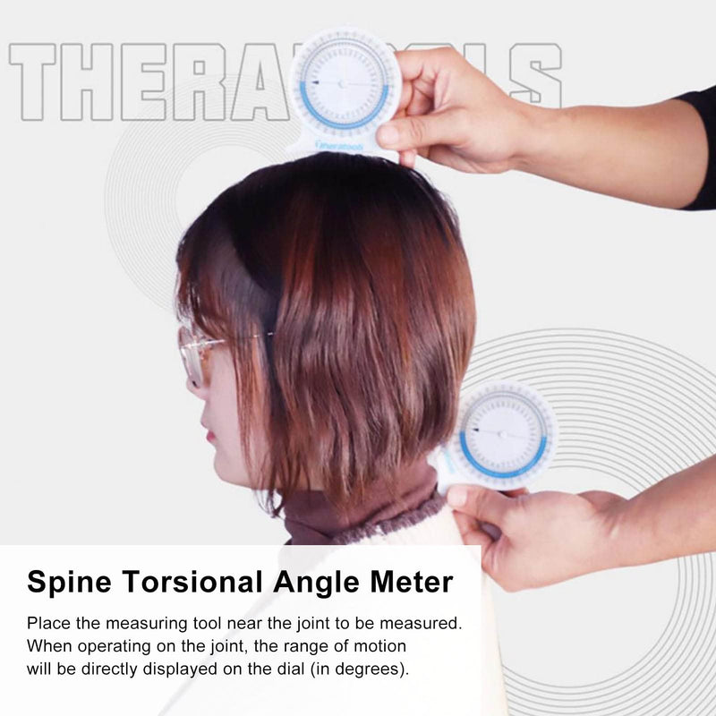 Tonsa Bladder Inclinometer Physiotherapy Tool, Therapy Inclinometer, Leakproof Movement Meter for Physiotherapy, Chiropractors, Physical and Occupational Therapy