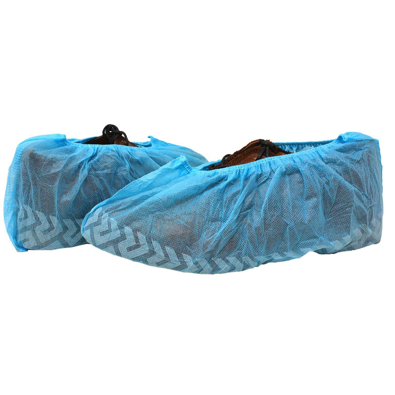 Ever Ready First Aid - Disposable Shoe Covers, Lightweight, Breathable, Dust and Skid Proof Boot Cover, One Size Fits Most, 50 Pairs (100 Count) 100