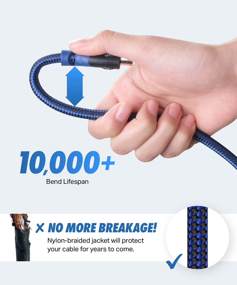 High-Speed HDMI Extension Cable - 3 Feet 2 Pack - Male to Female 4k HDMI Extender - 3ft 3 feet 2-pack