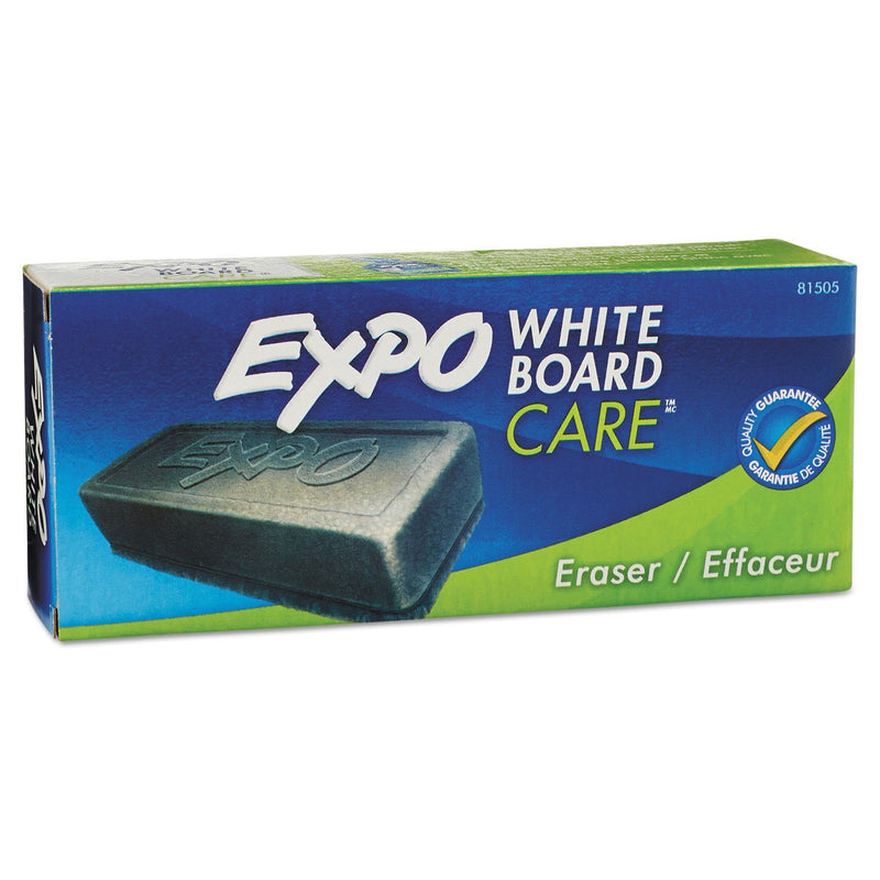 EXPO Block Eraser 81505 Dry Erase Whiteboard Board Eraser, Soft Pile, 5 1/8 W x 1 1/4 H - Pack of 2 2 erasers