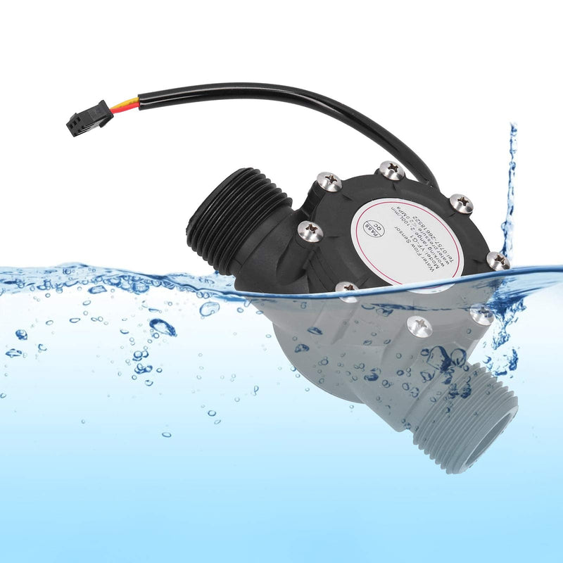 YF-G1 G1 Inch Male Thread Water Flow Sensor Hall Flow Meter Central Air Conditioning Swimming Pool Flow Meter DC3-24V