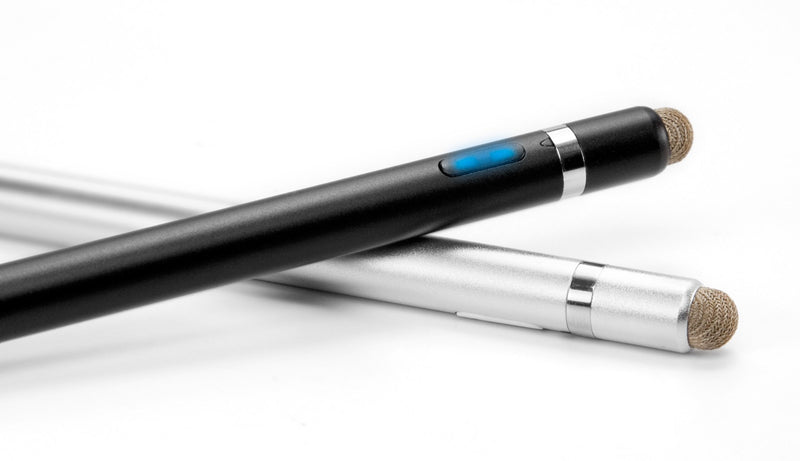 Stylus Pen for Apple iPhone SE (2020) (Stylus Pen by BoxWave) - AccuPoint Active Stylus, Electronic Stylus with Ultra Fine Tip for Apple iPhone SE (2020) - Metallic Silver