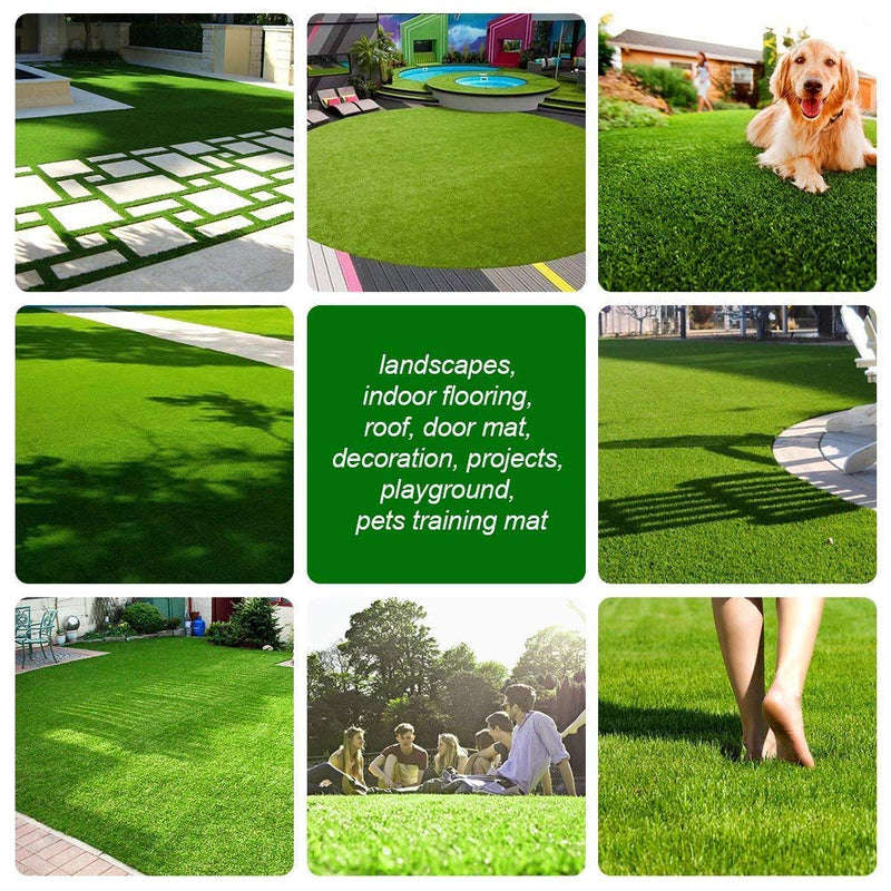 SunVilla Premium Artificial Grass Green Joining Fixing Tape Self Adhesive Lawn Carpet Seaming Tape (6 in x 16' (15cm x 5m)) 6 in x 16' (15cm x 5m)