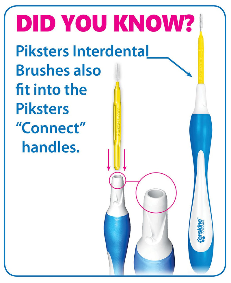 Piksters Interdental Brushes (40 Pack, Size 5 (Blue)) 40 Count (Pack of 1) Size 5 (Blue)