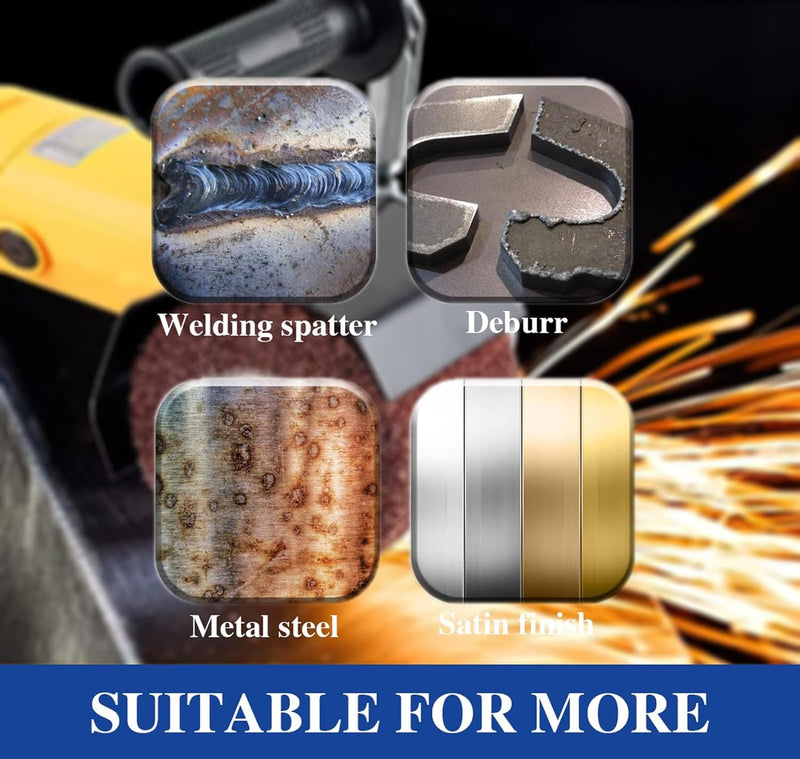 Shineboc sanding roller brush, efficient sanding roller brush made of brown corundum and synthetic fiber, sanding sleeves for sanding roller sander for sanding matting satin finishing - 180 grit