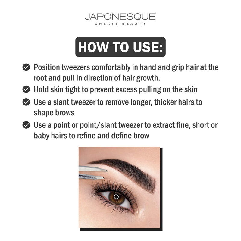 JAPONESQUE Velvet Touch Slant Tweezer