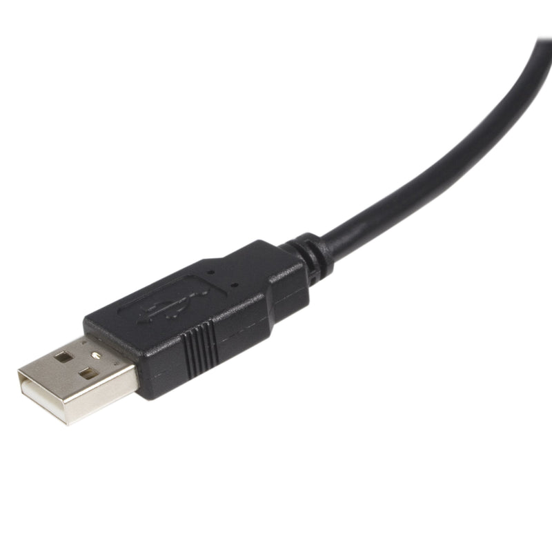 StarTech.com 15 ft USB 2.0 A to B Cable - M/M - USB 2.0 Cable - Black - USB Type A (M) to USB Type B (M) (USB2HAB15) 15 ft / 4.5m