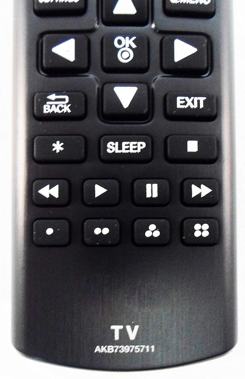 AKB73975711 Remote Control Replaced for LG TVs 42LB5600-UZ, 55LB5900-UV and Almost All Late Model LG TV's