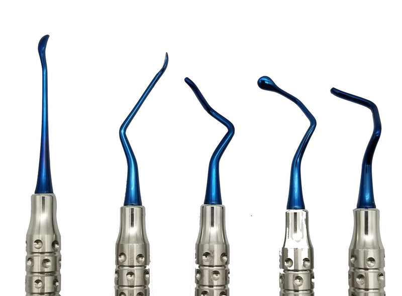 Vista Tunneling Procedure Kit in Steel Cassette (5 pcs, Blue Plasma Coating) Dental periodontologist Gum repositioning ARTMAN Brand