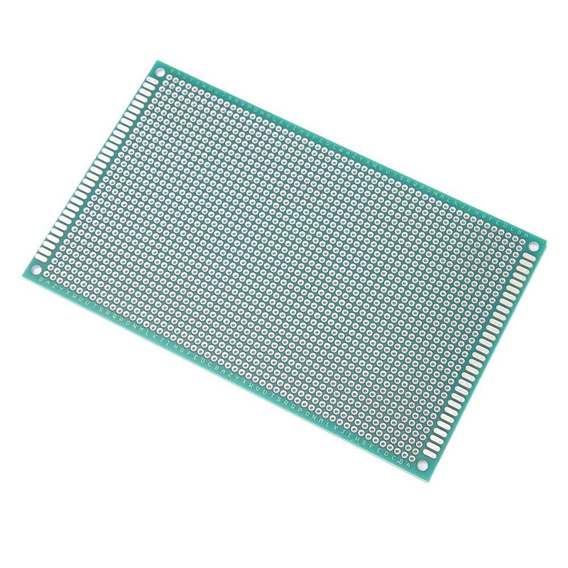 YWBL-WH 10pcs perforated breadboard breadboard 9 × 15 cm circuit board double-sided universal circuit board kit PCB breadboard 9 × 15 cm