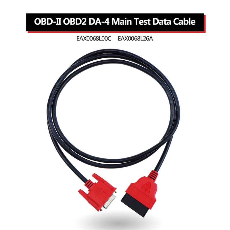 AutoGrills DA-4 OBDII Cable Adaptor for Snap-on Solus Ultra EESC318 Scanner Main Test OBD2 Connector Cable Scan Tool, EAX0068L00C, EAX0068L26A, 6-FT Long