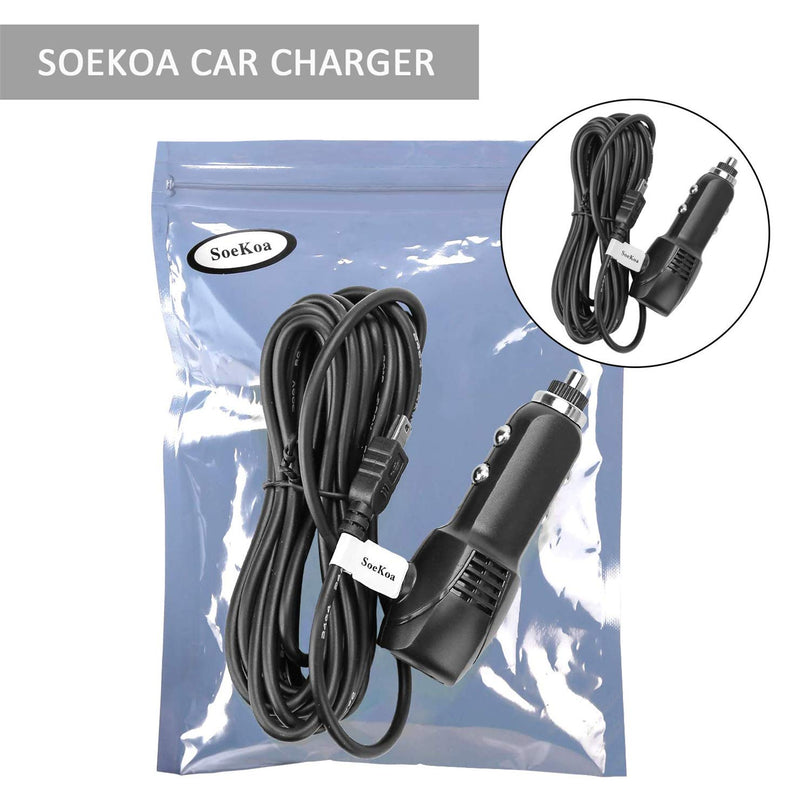 Dash Cam Charger Mini USB, Car Charger with USB Port Compatible with APEMAN, Rexing, Byakov, AKASO, Crosstour, Trekpow, Pruveeo, OldShark, Garmin and Most Other Dash Cam, Android Devices. (11.5FT) 1 Pack