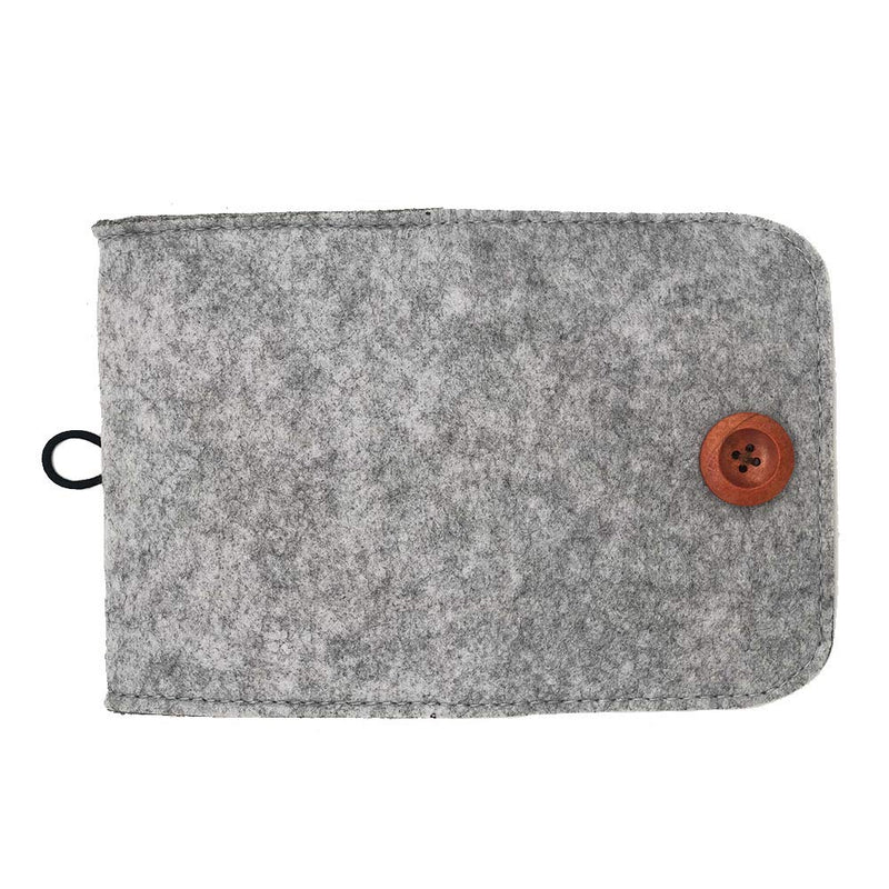 Auony Essential Oil Carrying Case for 6 Bottles, 5ML / 10ML / 15ML Essential Oils Travel Organizer Storage Pouch Bag