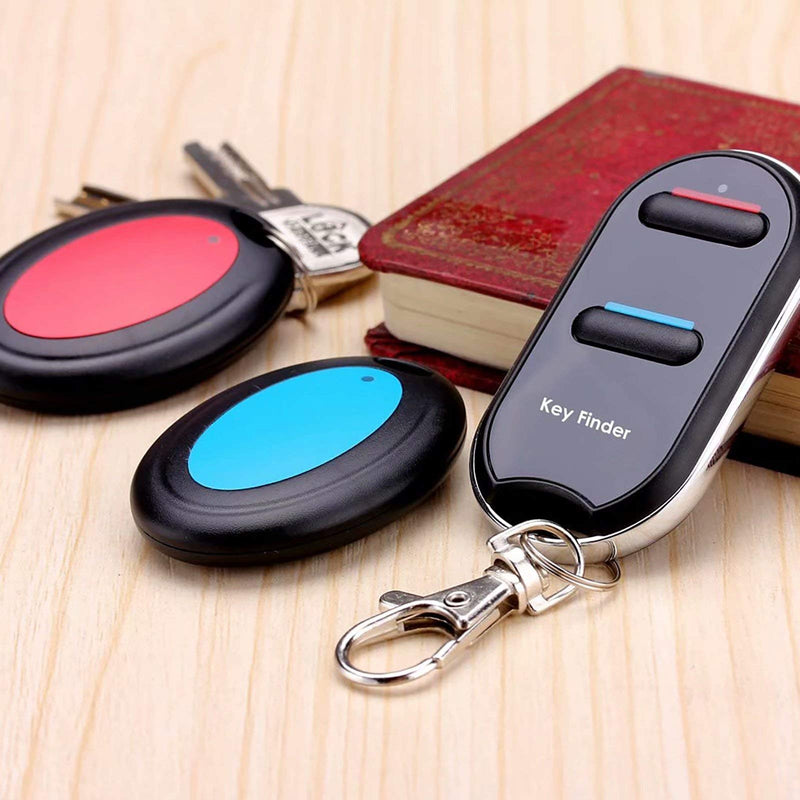 Vodeson KeyTag Key Finder TV Remote Control Finder, Easy to Use Suitable for The Elderly 80dB RF Key Locator Device,Key Finders That Make Noise Key Tracker/Wallet Finder,1 RF Transmitter 2 Receivers