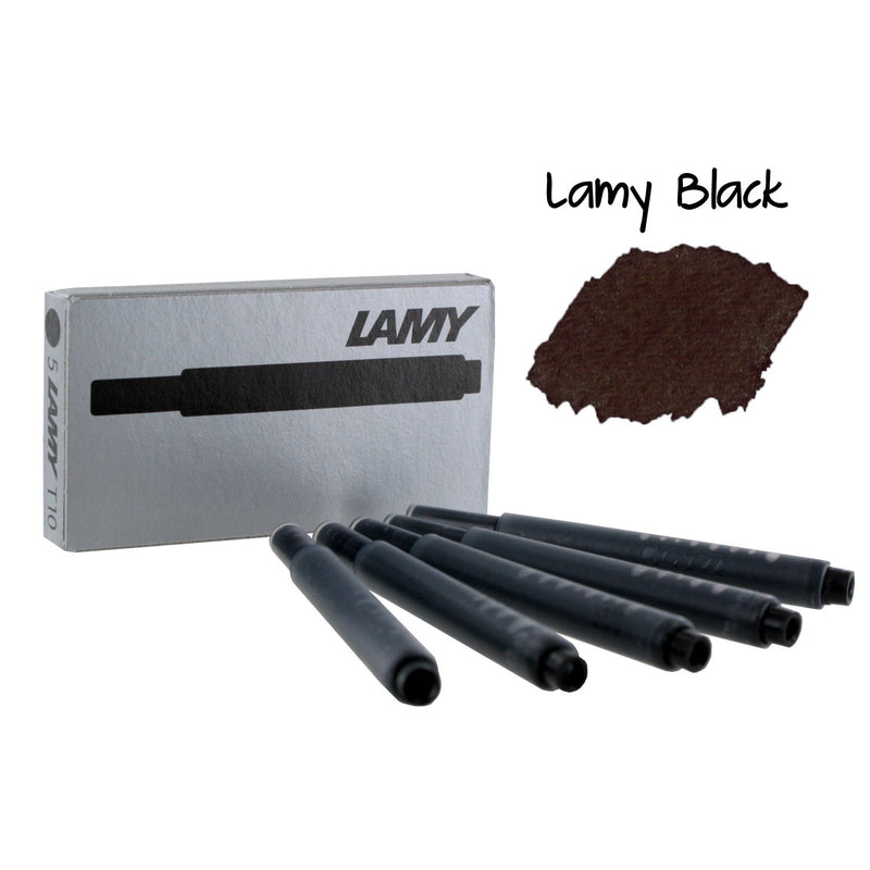 Lamy Fountain Pen Ink Cartridges, Black Ink, Pack of 20 (LT10BKB)