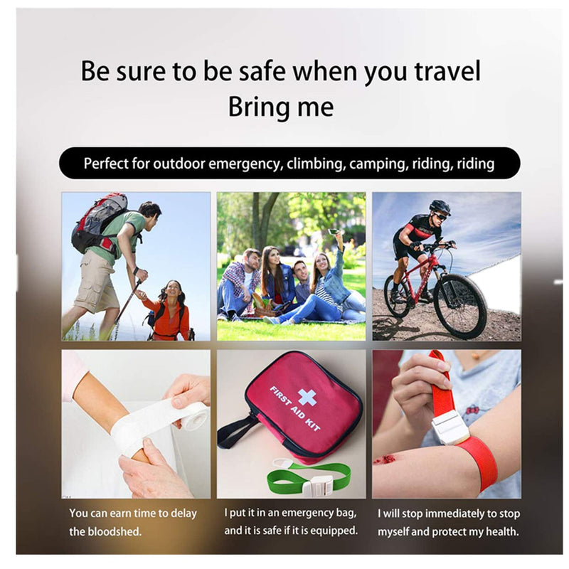 6 pieces tourniquet, tourniquet, tourniquet, fast tourniquet with unique closure system, medical nurse tourniquet, for medical emergency nurse first aid color