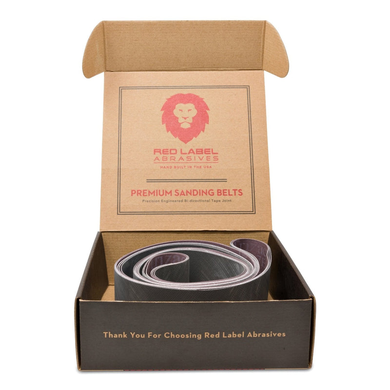 3M Trizact 2 X 72 Inch Sanding Belts A30 (P800), A16 (P1200), A6 (P2500) Grit, 3 Pack Assortment A30 (800), A16 (1200), A6 (2500) Grit, 3 Pack