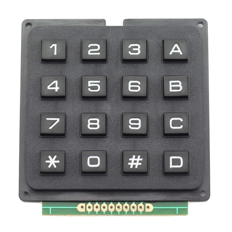 Tegg 1PC 4x4 Keypad MCU Boar Matrix Array Switch Tactile Keypad 16 Button for Arduino