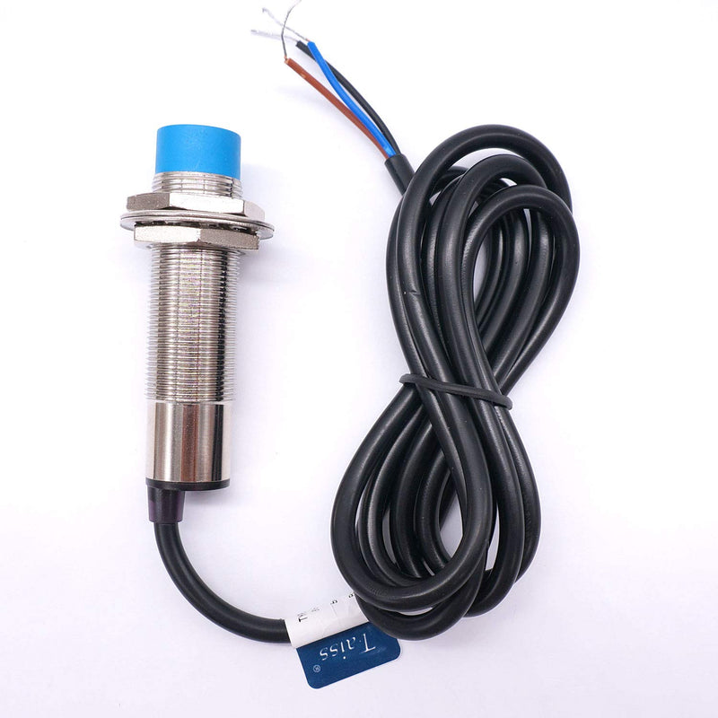 Taiss LJC18A3-H-Z/BY Proximity Switch 1-10mm Distance Measuring Capacitance Proximity Sensor Switch PNP NO（Normally Open）DC 6-36V 300mA M18 3-Wire